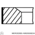 Комплект поршневых колец на 1 цилиндр, 2-й ремонт (+0,50) MERCEDES A0020308224