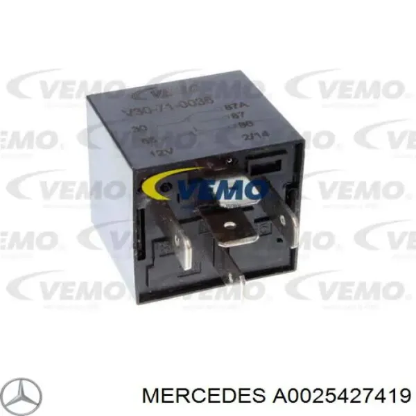 A0025427419 Mercedes Реле электрическое многофункциональное
