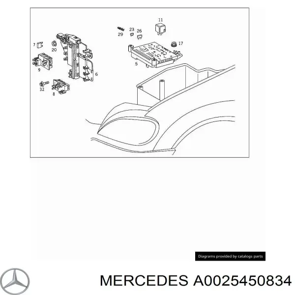 0025450834 Mercedes
