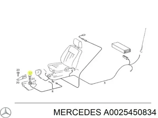 0025450834 Mercedes