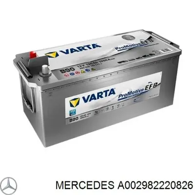 Аккумулятор автомобильный Мерседес 190 А/ч 12 В (A002982220826)