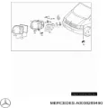 Стекло фары правой Mercedes Vito 638
