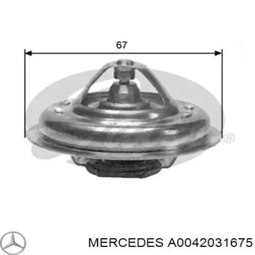Термостат A0042031675 Mercedes
