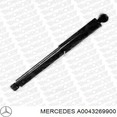 Амортизатор задний A0043269900 Mercedes