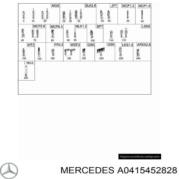  Mercedes 0415452828 цена, от