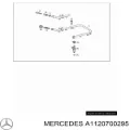 Распределитель топлива (рампа) Mercedes ML/GLE W163