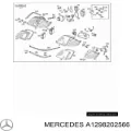 Стекло фары левой MERCEDES A1298202566