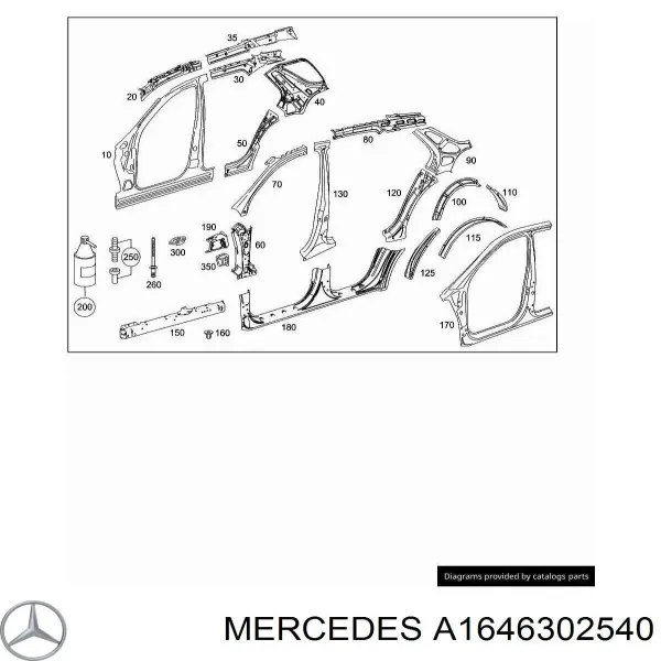 Пороги Mercedes ML/GLE