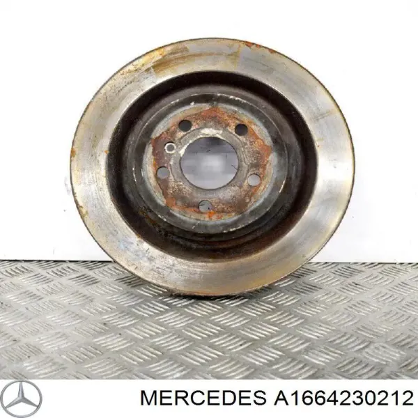 Тормозные диски A1664230212 Mercedes
