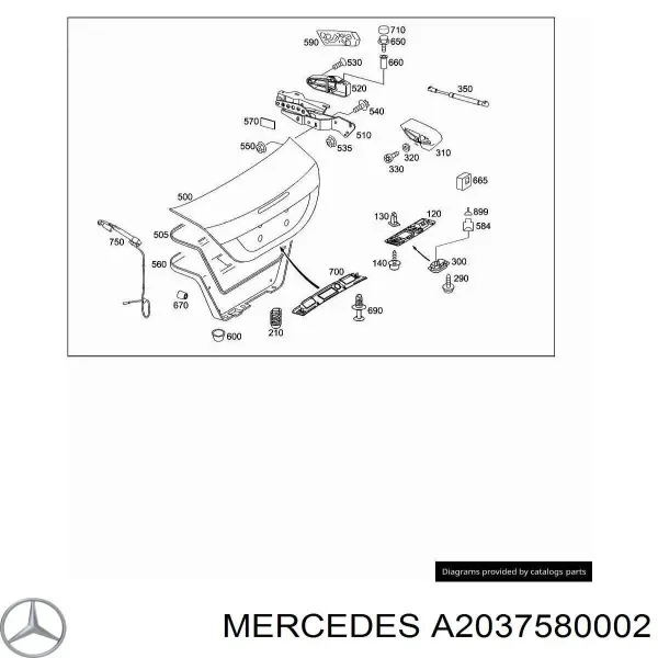  A2037580002 Mercedes