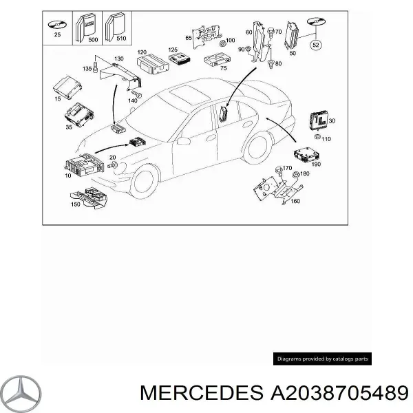  A2038705489 Mercedes