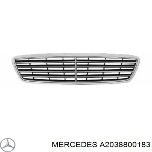 Решетка радиатора A2038800183 Mercedes