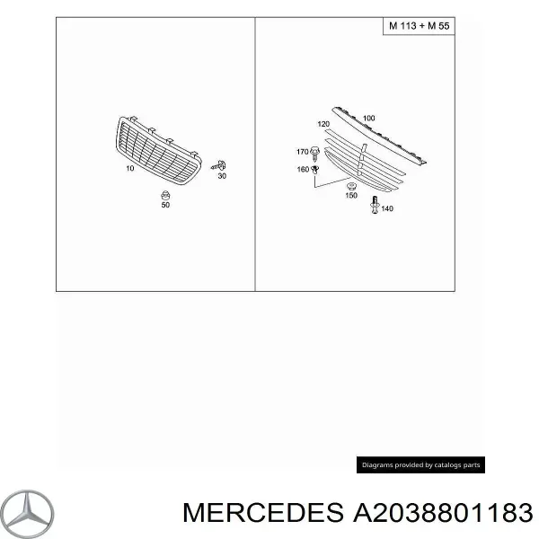  A2038801183 Mercedes