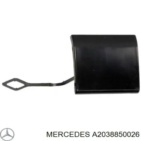 Заглушка буксировочного крюка A2038850026 Mercedes