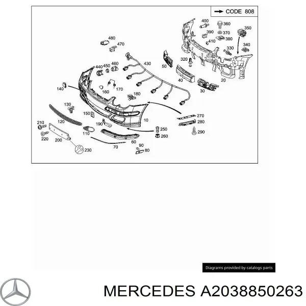  A2038850263 Mercedes
