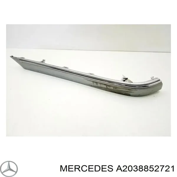 Накладка бампера заднего левая A2038852721 Mercedes