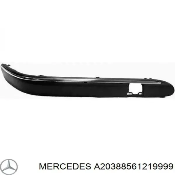 Молдинг бампера переднего левый A20388561219999 Mercedes