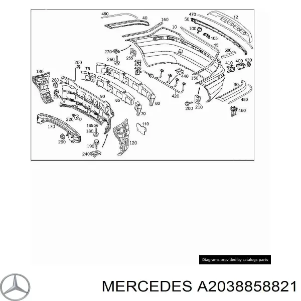  A2038858821 Mercedes