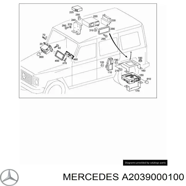  A2039000100 Mercedes