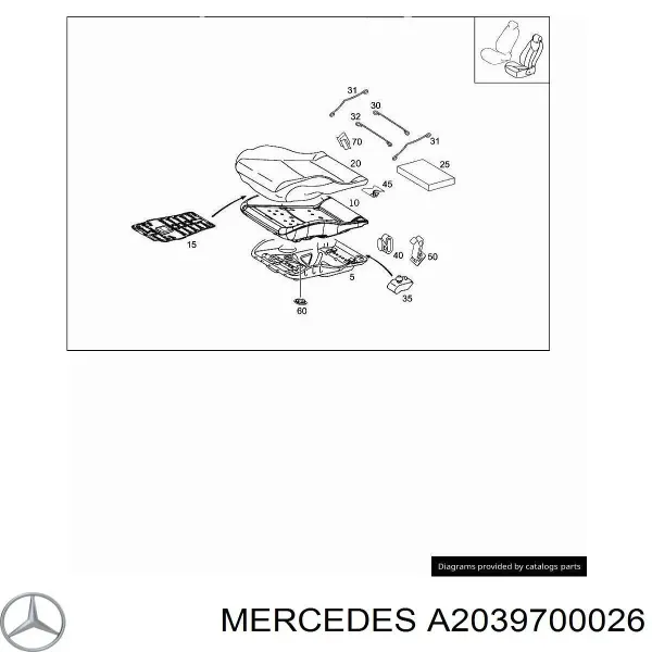  A2039700026 Mercedes