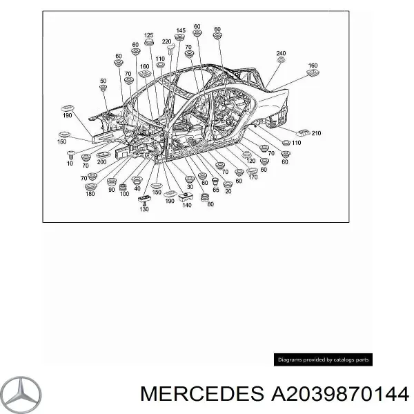  A2039870144 Mercedes
