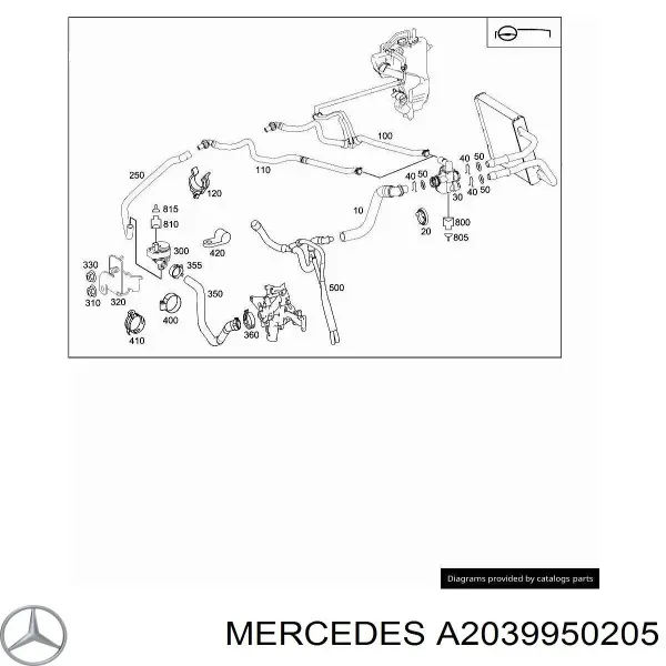  A2039950205 Mercedes