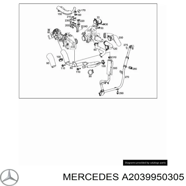  A2039950305 Mercedes