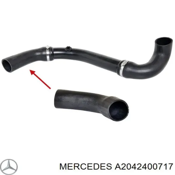Правая подушка двигателя A2042400717 Mercedes