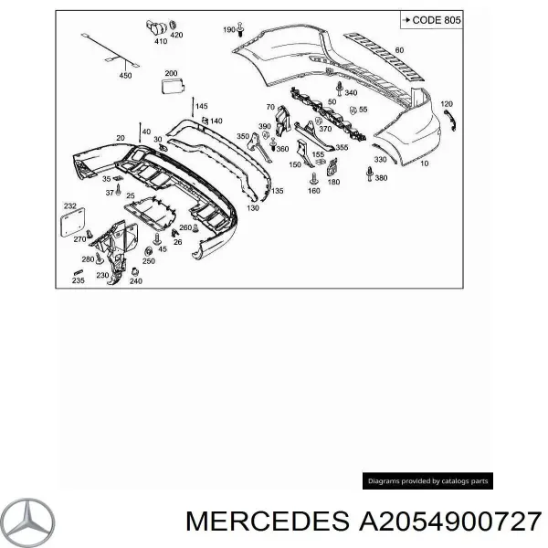  A2054900727 Mercedes