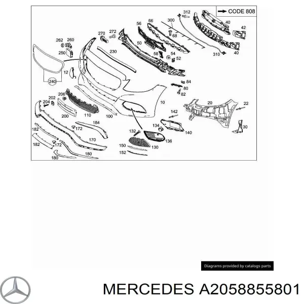  A2058855801 Mercedes