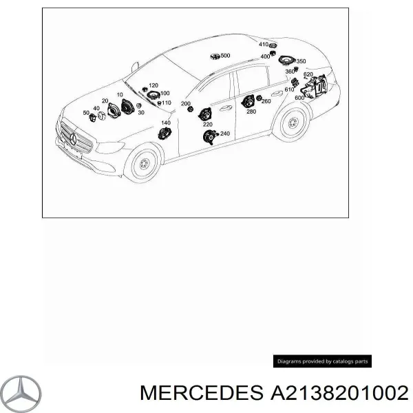  A2138201002 Mercedes
