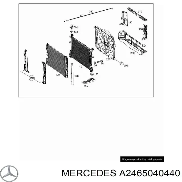 Кронштейн радиатора правый Q3761008 Q-fix