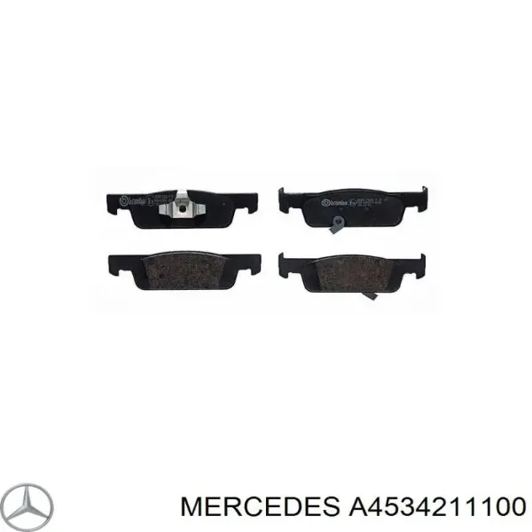 Передние тормозные колодки A4534211100 Mercedes