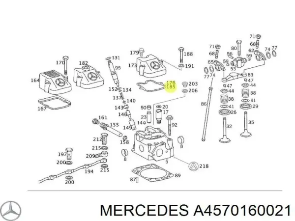 Прокладка ГБЦ A4570160021 Mercedes