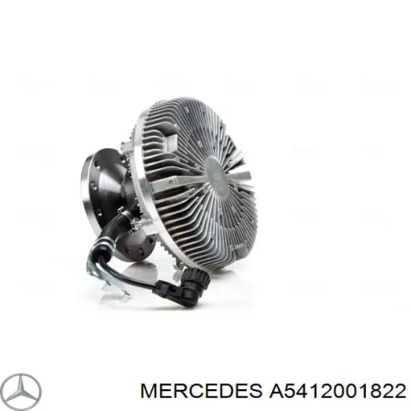 Вискомуфта вентилятора A5412001822 Mercedes