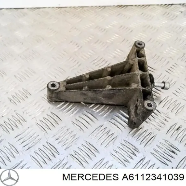 Кронштейн паразитного ролика приводного ремня A6112341039 Mercedes