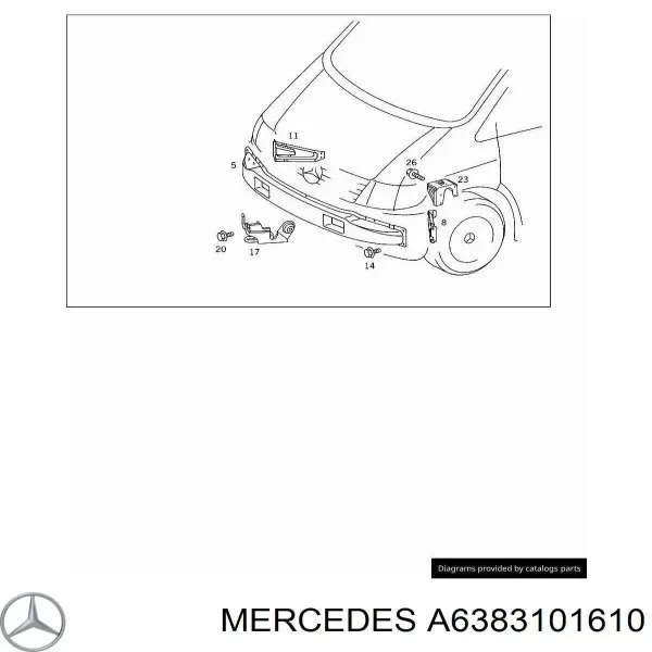  A6383101610 Mercedes