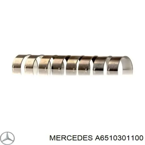 Вкладыши шатунные A6510301100 Mercedes