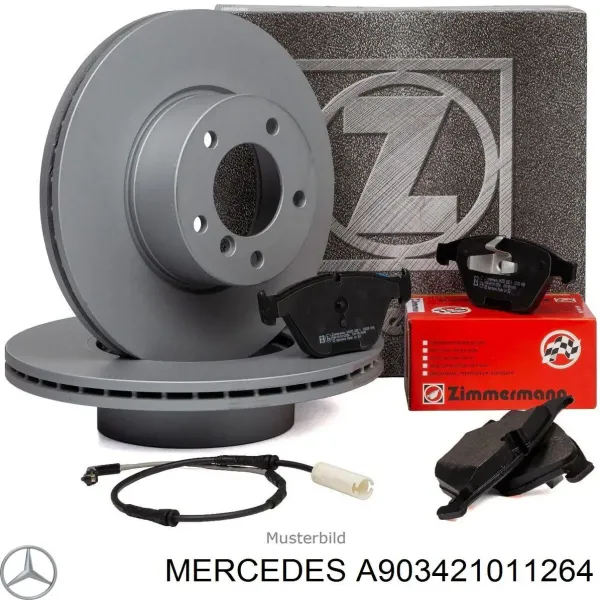 Передние тормозные диски A903421011264 Mercedes