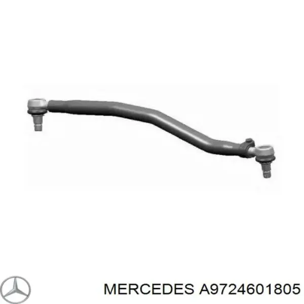Тяга рулевая передней подвески продольная A9724601805 Mercedes