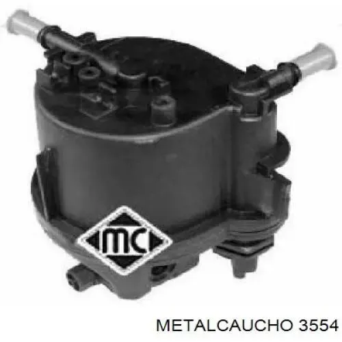 Фланец системы охлаждения 3554 Metalcaucho