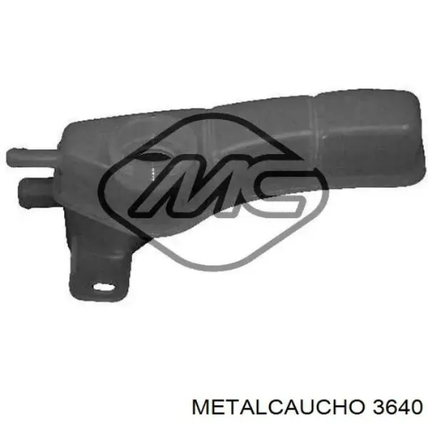 Фланец системы охлаждения 3640 Metalcaucho