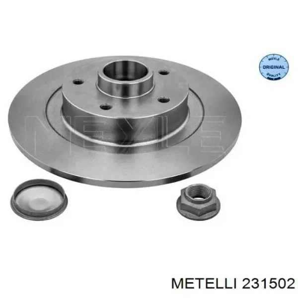 Тормозные диски 231502 Metelli