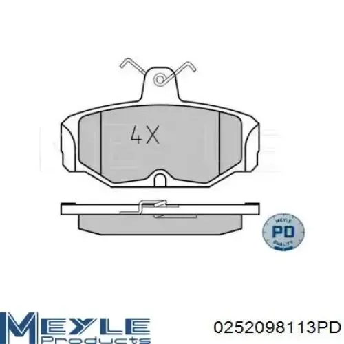 Задние тормозные колодки RM1338 Goodrem