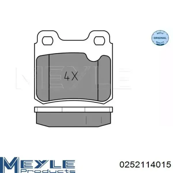 Задние тормозные колодки LPR05P656 LPR