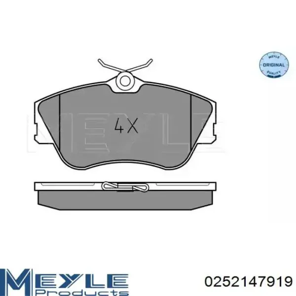Передние тормозные колодки RP1092 Raiso