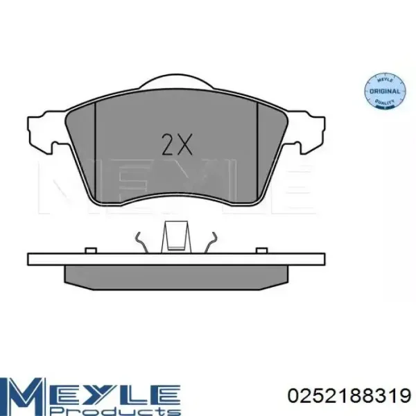 Передние тормозные колодки LPR05P645 LPR