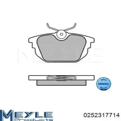 Задние тормозные колодки LP0522 Delphi