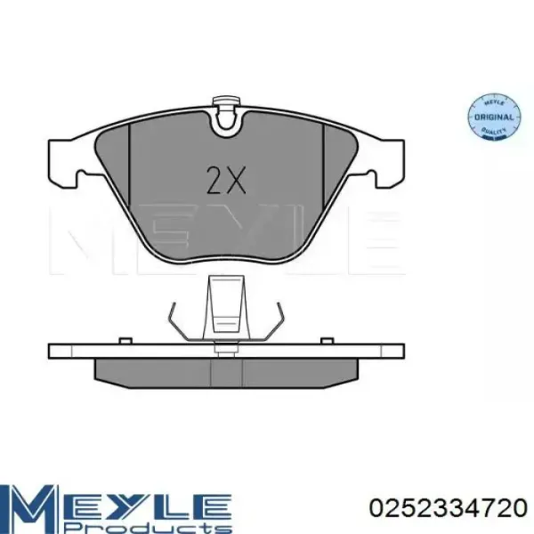 Передние тормозные колодки D255E Dafmi