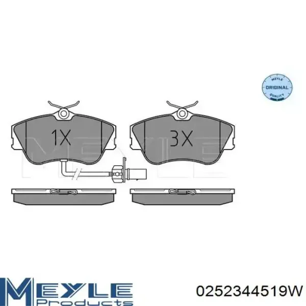 Передние тормозные колодки LPR05P977 LPR